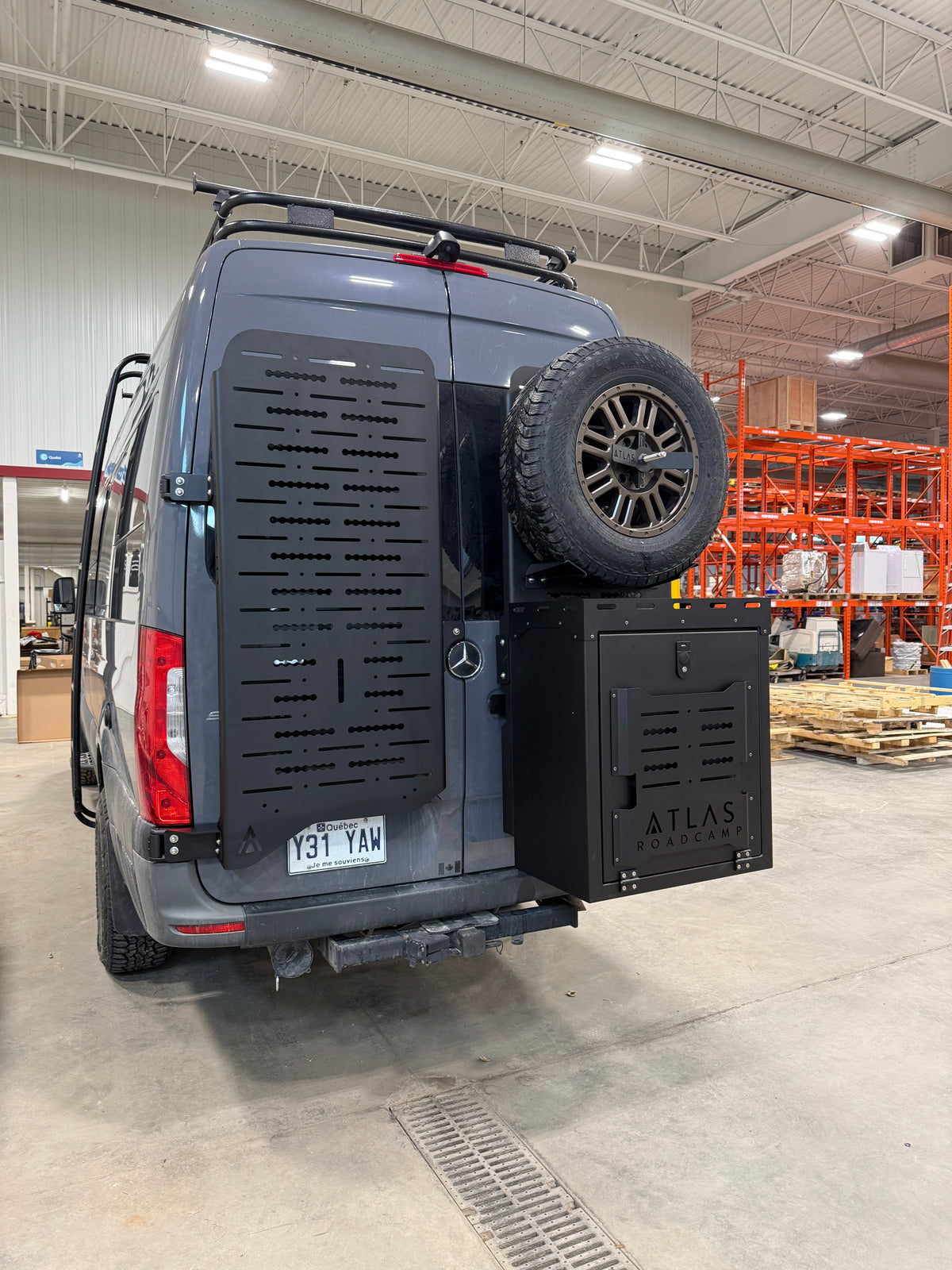 Support de porte arrière multifonctionnel - Côté conducteur